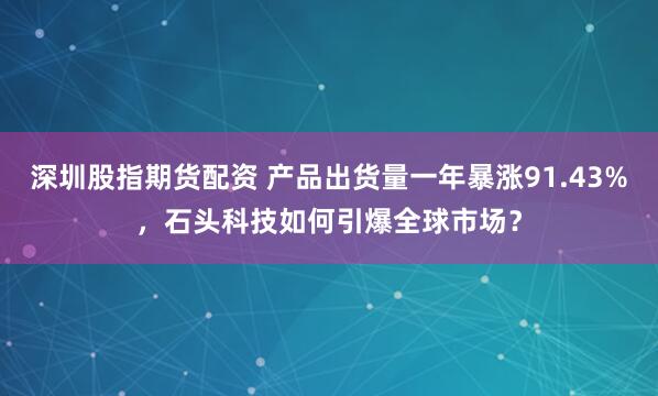 深圳股指期货配资 产品出货量一年暴涨91.43%，石头科技如何引爆全球市场？